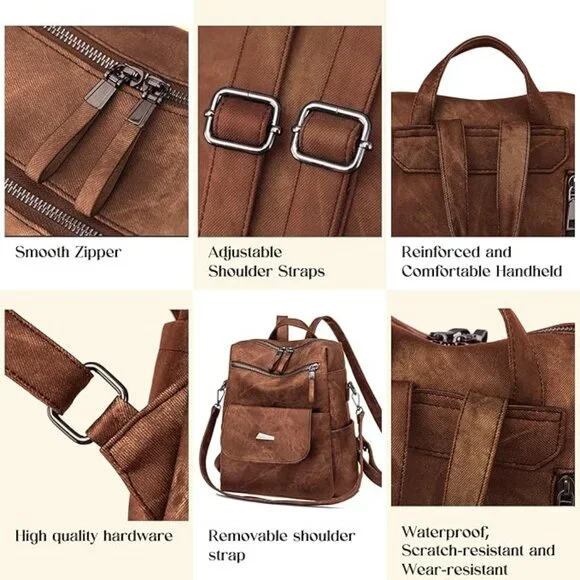 Backpack Purse for Women, Women Backpack Purse - Picture 3 of 5